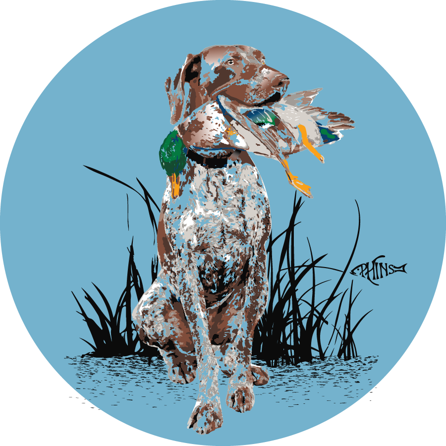 German Shorthaired Pointer, Sandstone Car Coaster