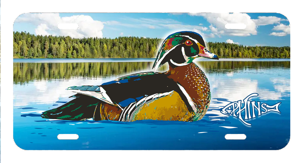 Wood Duck License Plate