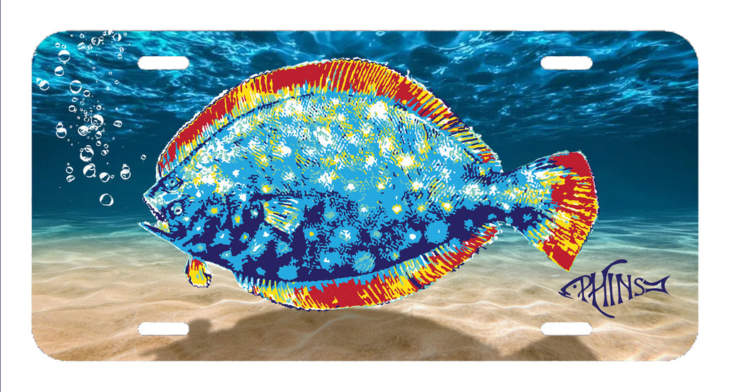 Flounder License Plate