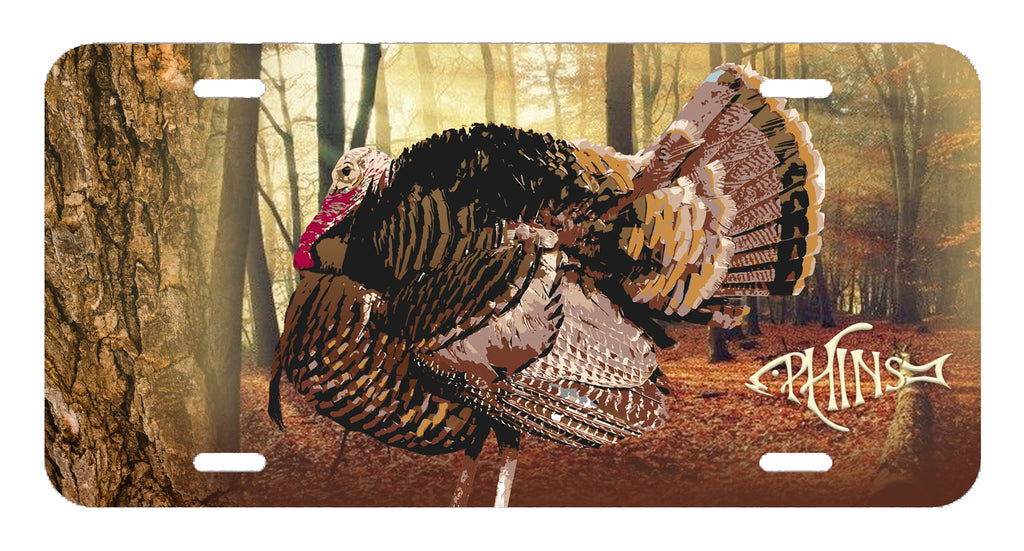 Wild Turkey License Plate