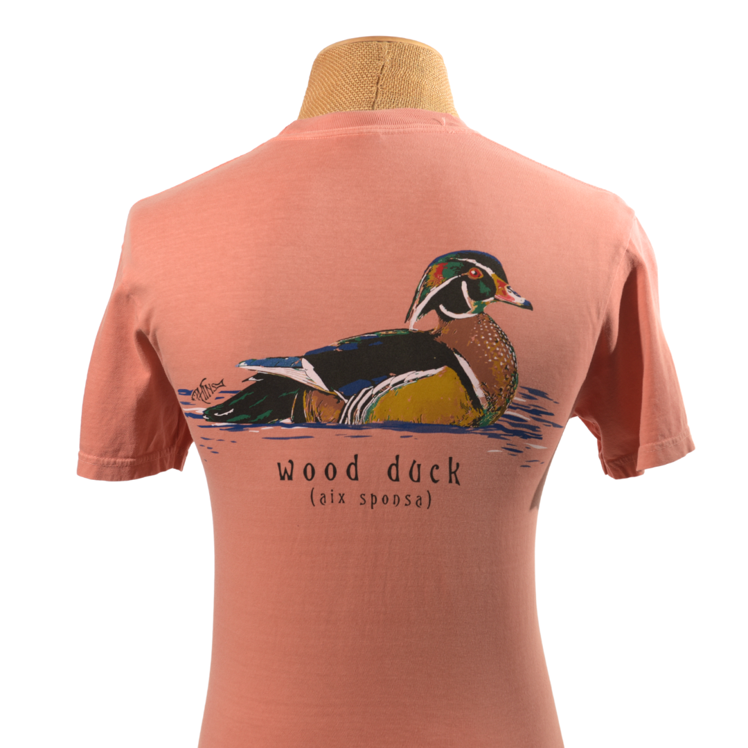 Wood Duck on Terracotta – Phins Apparel